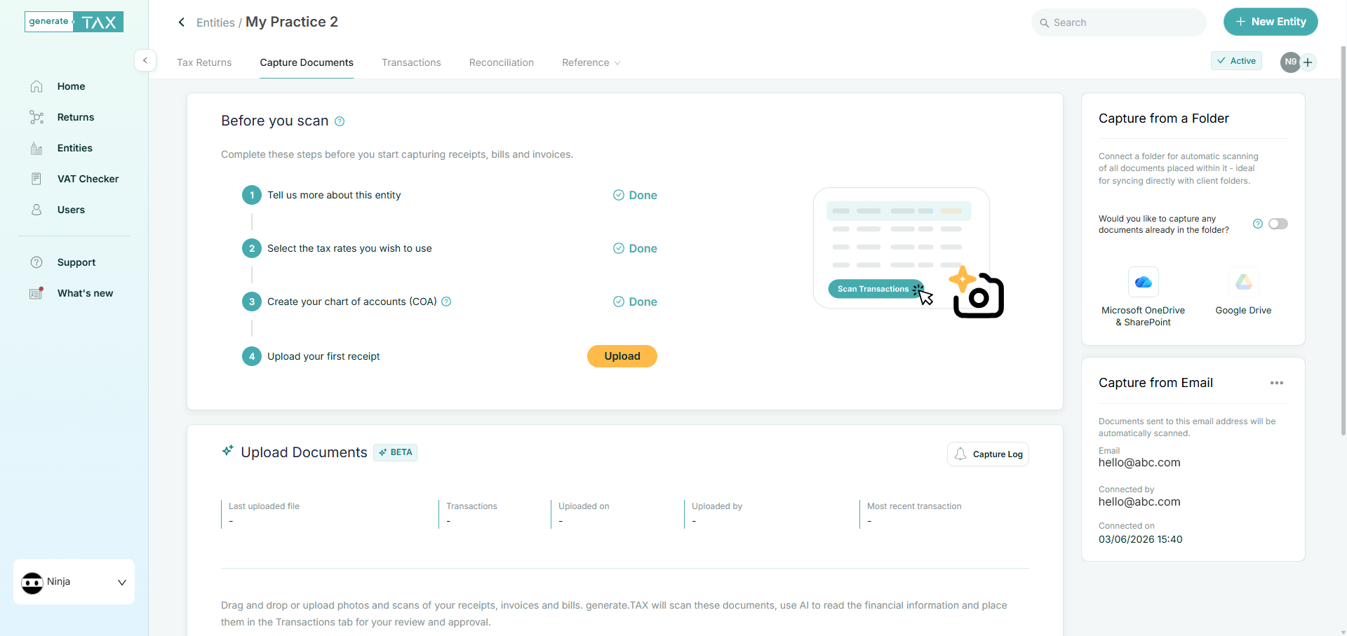 Capture documents your way